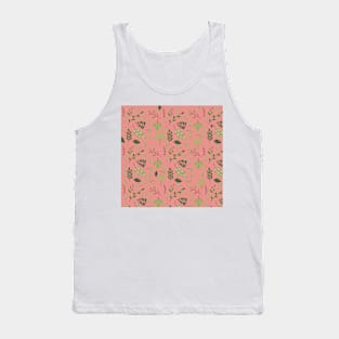 Simple Pattern 3 - Leaves III Tank Top